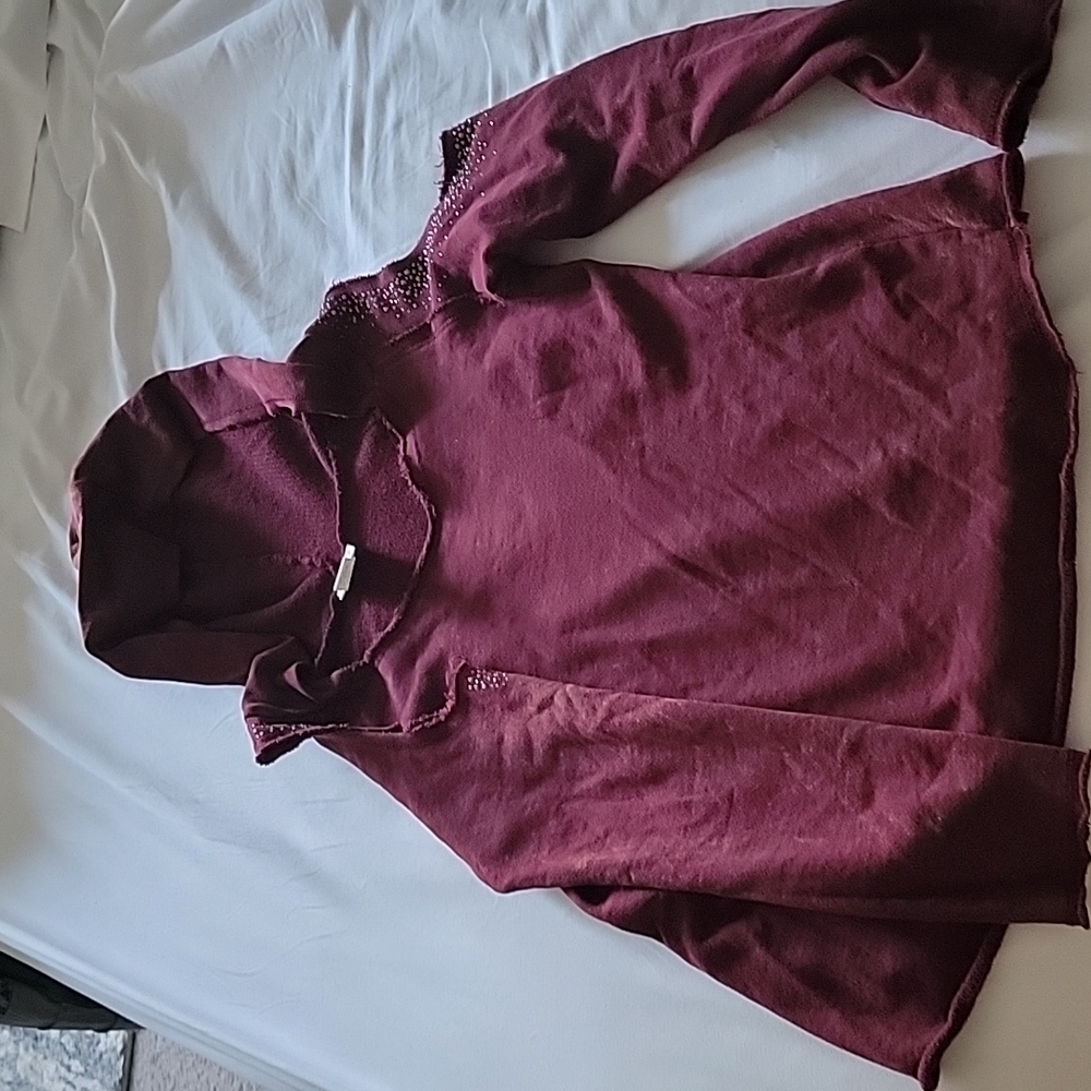 Daytrip Small Burgandy Sweatshirt
